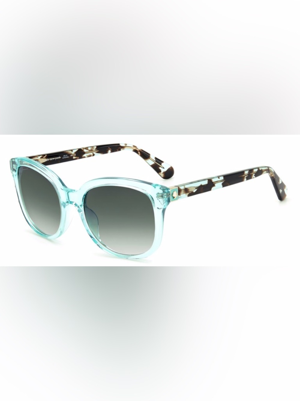 kate spade Gwenith Clear Aqua and Tortoise Frame Sunglasses